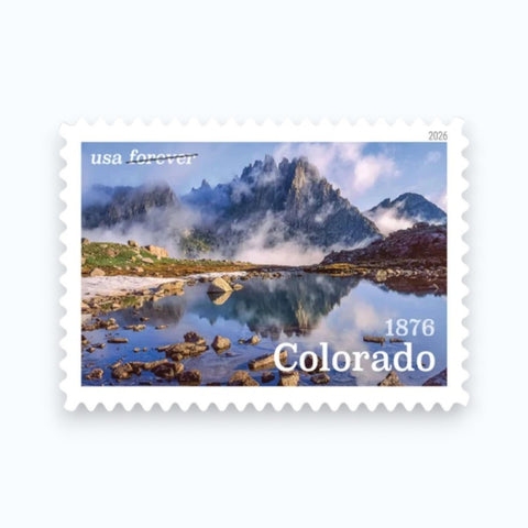 2026 Colorado Forever Postage Stamps First-Class Postage Sheet