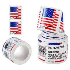 2018 U.S. Flag Forever Stamps – Coil – product image 1