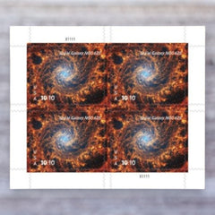 2026 Galaxy Pair $33.25 Postage Stamps – Priority Mail Express, Sheet