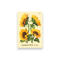 2026 Sunflowers Forever Postage Stamps First-Class Postage Sheet