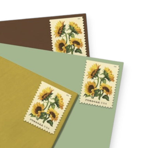 2026 Sunflowers Forever Postage Stamps First-Class Postage Sheet