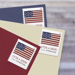 2026 U.S. Flag Forever Postage Stamps – First-Class Mail, Booklet