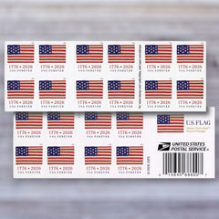 2026 U.S. Flag Forever Postage Stamps – First-Class Mail, Booklet