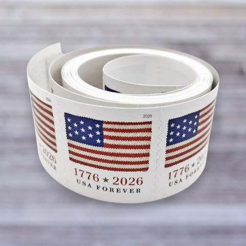2026 U.S. Flag Forever Postage Stamps – First-Class Mail, Coil