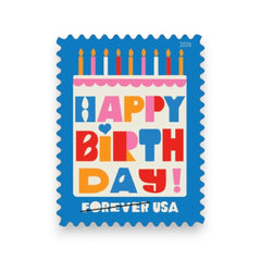 2026 Happy Birthday Forever Postage Stamps First-Class Postage Sheet