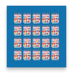 2026 Happy Birthday Forever Postage Stamps First-Class Postage Sheet