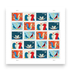2026 Love Forever Postage Stamps First-Class Postage Sheet