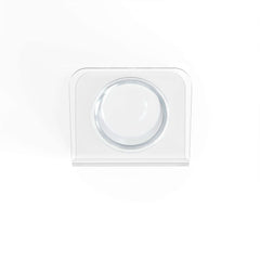 Modern Acrylic Glass Bowl Feeders, Angled Style, Single Bowl