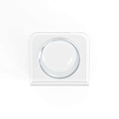 Modern Acrylic Glass Bowl Feeders, Angled Style, Single Bowl