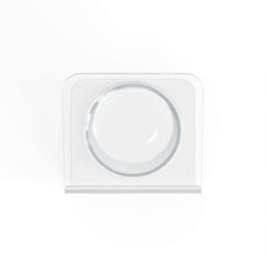Modern Acrylic Glass Bowl Feeders, Angled Style, Single Bowl