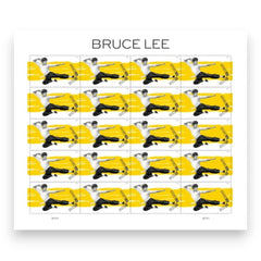 2026 Bruce Lee Forever Postage Stamps First-Class Postage Sheet