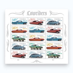 2026 Lowriders Forever Postage Stamps First-Class Postage Sheet
