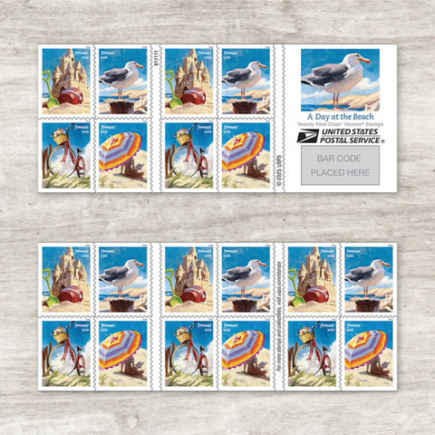 2026 Beach Day Commemorative Stamps – product image 1