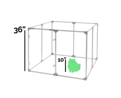 36" Tall Medium Lucidium Pet Pen