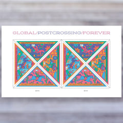 2026 Postcrossing Global Forever Postage Stamps – International Mail, Sheet