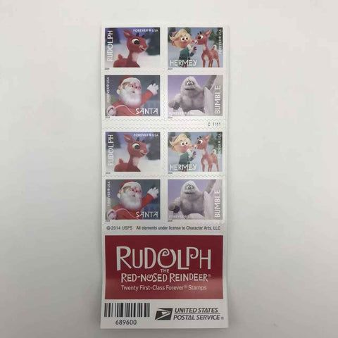 2014 Rudolph the Red-Nosed Reindeer Forever Stamps