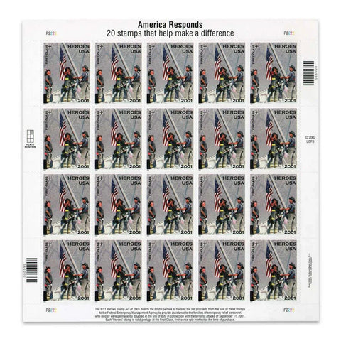 Heroes of 2001 Semipostal Stamps – 2002 Issue – product image 2