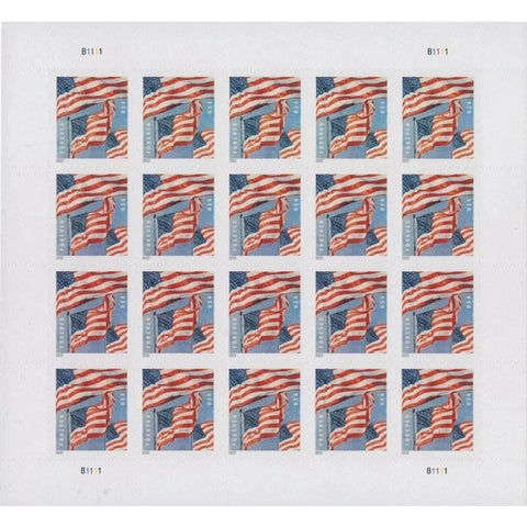 2022 U.S. Flags Forever Stamps – Pane Packs – product image 1