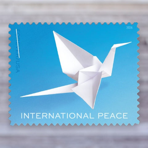 2026 International Peace Forever Postage Stamps – First-Class Mail, Sheet