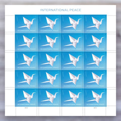 2026 International Peace Forever Postage Stamps – First-Class Mail, Sheet